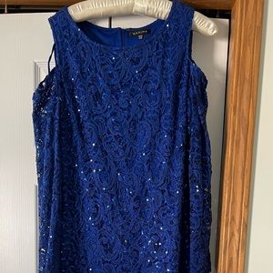 Marina sequins dress fully lined only worn once. No alterations made.